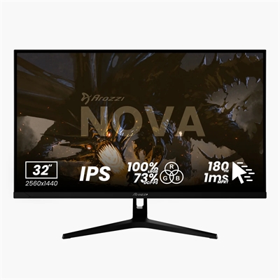 Arozzi Nova 32" IPS 180Hz Sort